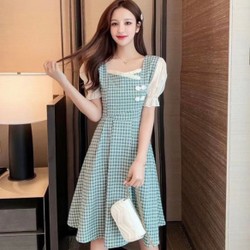 Váy đầm dáng sườn xám cách tân tiểu thư ulzzang freesizâ 83968