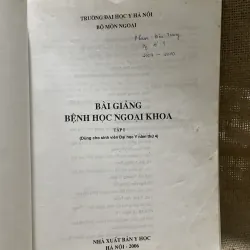 Bài giảng bệnh học nội khoa - dùng cho sinh viên Trường Thi năm thứ thứ 4-  799777