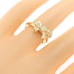 Nhẫn kim cương 18KYG hình ruy băng 666929