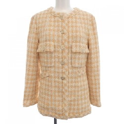 【Mã giảm giá】Áo khoác không cổ CHANEL