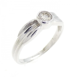 Nhẫn kim cương K18WG 0.19CT - Hàng hiệu Authentic