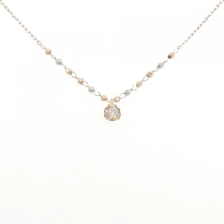 K10 Ba màu Kim cương Dây chuyền 0.10CT - Hàng hiệu Chính hãng