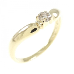 Nhẫn kim cương K18YG 0.11CT