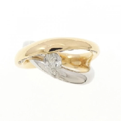 Nhẫn kim cương K18YG/PT900 0.390CT - Hàng hiệu Authentic 852594