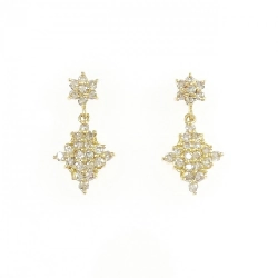 Bông tai kim cương K18YG 0.50CT - Hàng hiệu Chính hãng