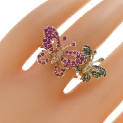 Nhẫn đá màu bướm K18 - Hàng hiệu Authentic 853322