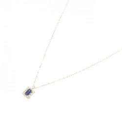 K18YG Sapphire Necklace 0.13CT - Hàng hiệu Authentic 861327
