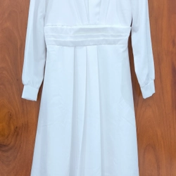 Đầm tay dài trắng 528395