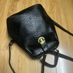 Balo nữ mini 20x25x12 da thật 2hand 996736