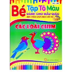 Bộ 4 quyển Bé Tập Tô màu Mẫu Giáo Theo Chủ Đề: Các Loài Hoa, Động vật Dưới Nước, Các Loài Chim, Phương Tiện Giao Thông 276028