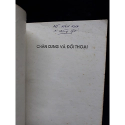 Chân dung và đối thoại mới 70% ố vàng có viết têntrang đầu 1999 HCM2809 Trần Đăng Khoa VĂN HỌC 339829