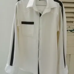 Áo sơ mi rập khuôn vải cotton form đứng  719355