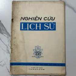 Nghiên cứu Lịch sử (Số 151 năm 1973) – Viện Sử học