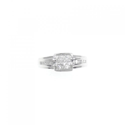 Nhẫn kim cương K18WG 0.50CT 671046