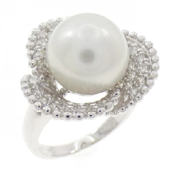 Nhẫn ngọc trai trắng K18WG 11.4mm - Hàng hiệu Chính hãng