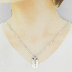 Dây chuyền nhãn hiệu Tiffany Atlas Numeric Tag - Hàng hiệu Authentic 841600