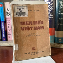 [Sách Xưa] - II Tựa sách: Niên Biểu Việt Nam - Vụ Bảo Tồn Bảo Tàng - 1984