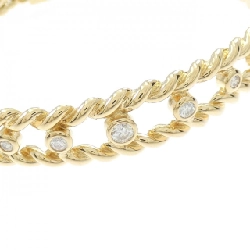 K18YG Vòng tay kim cương 0.27CT - Hàng hiệu Chính hãng 878099