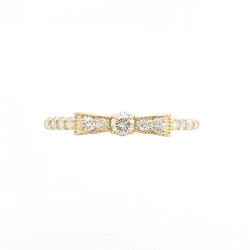 Nhẫn kim cương hình ruy băng K18YG 0.17CT - Hàng hiệu Authentic 852788