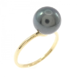 Nhẫn ngọc trai đen K18YG 8.7mm