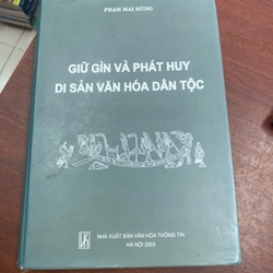 Gìn giữ và phát huy di sản văn hóa dân tộc 