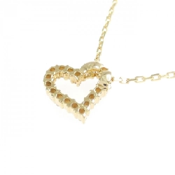 K18YG Dây chuyền kim cương hình trái tim - Hàng hiệu Chính hãng 861333