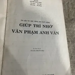 TÀI LIỆU TỰ HỌC TIẾNG ANH PHỔ THÔNG GIÚP TRÍ NHỚ VĂN PHẠM ANH VĂN 779432