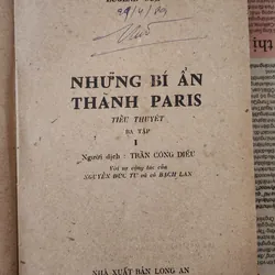 NHỮNG BÍ ẨN THÀNH PARIS, tiểu thuyết nhiều kỳ nổi tiếng của nhà văn Pháp Eugène Sue 713767