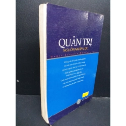 Quản trị nguồn nhân lực mới 80% ố nếp gấp bìa 2002 HCM2207 Trần Kim Dung QUẢN TRỊ 190698