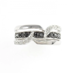 Nhẫn kim cương K18WG/K18BG 0.24CT - Hàng hiệu Authentic 853286