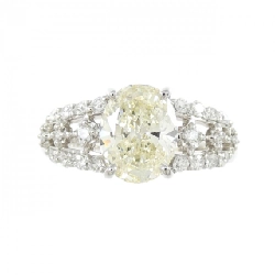 Nhẫn kim cương PT900 1.628CT VLY SI2 cắt oval - Hàng hiệu Authentic 873770