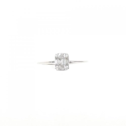 Nhẫn hồng ngọc 750WG 0.107CT - Hàng hiệu Chính hãng 853107