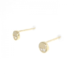 K18YG Bông tai kim cương 0.04CT - Hàng hiệu Chính hãng 872020