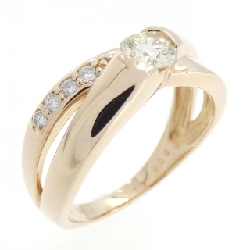 Nhẫn kim cương K18PG 0.37CT