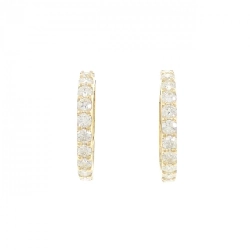 Khuyên tai kim cương K18YG - 2.032CT - Hàng hiệu Chính hãng