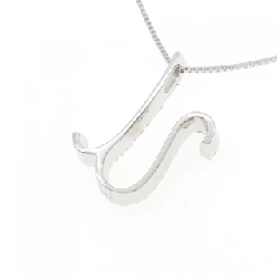 K18WG Chữ cái U Dây chuyền kim cương 0.19CT - Hàng hiệu Chính hãng 861176