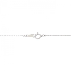 K18WG Dây chuyền kim cương chéo 0.15CT - Hàng hiệu Chính hãng 858544