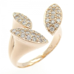 Nhẫn kim cương K18PG Pavé 0.57CT