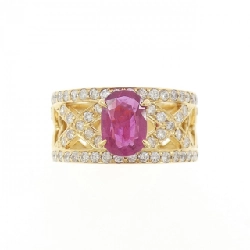 Nhẫn ruby K18YG 1.35CT - Hàng hiệu chính hãng 849577