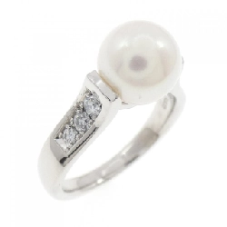 Nhẫn ngọc trai Akoya PT900 8.5mm - Hàng hiệu Authentic