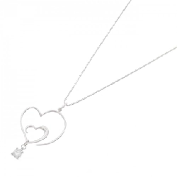 K18WG Dây chuyền kim cương hình trái tim 0.18CT - Hàng hiệu Chính hãng 867893