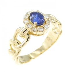 Nhẫn Sapphire K18YG 0.62CT