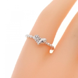 Nhẫn hồng ngọc kim cương K10WG 0.03CT 669549