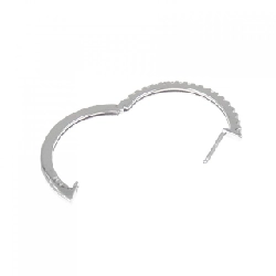 K18WG Bông tai kim cương 0.20CT một bên - Hàng hiệu Authentic 864952