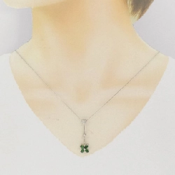 Dây chuyền garnet hoa PT900/PT850 1.04CT - Hàng hiệu Authentic 867508