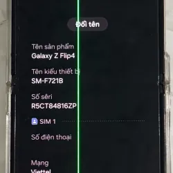 Samsung galaxy Z Flip 4 vàng hồng 8Gb-128Gb 928661