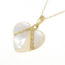 K18YG Mặt Dây Chuyền Mẹ Trai Hình Trái Tim - Hàng hiệu Chính Hãng 861140