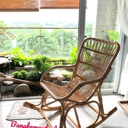Ghế thư giãn bập bênh mây nhỏ gọn 517507