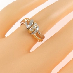 Nhẫn kim cương K18YG/K18WG 0.16CT - Hàng hiệu Chính hãng 852224