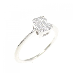 Nhẫn hồng ngọc 750WG 0.107CT - Hàng hiệu Chính hãng